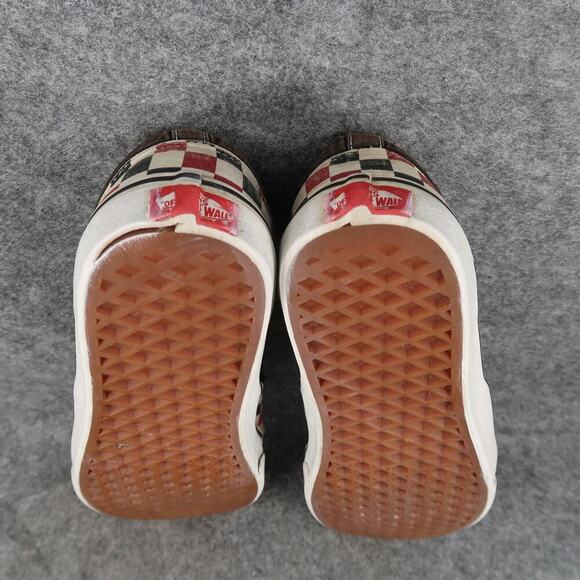 Vans Shoes Mens 8 Sneakers Slip On Checkerboard Red Black Skateboarding Canvas - Picture 11 of 12